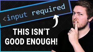Why using "required" in HTML forms isn't good enough... | Is HTML required secure enough?