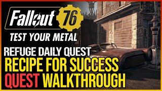 Recipe For Success Fallout 76