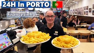 24H In PORTO - Ultimate Portuguese Food Tour - Best Porto Hot Dog & "Francesinha"!