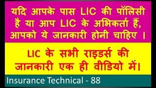 LIC के सभी राइडर्स की पूरी जानकारी । All Riders of LIC with complete information