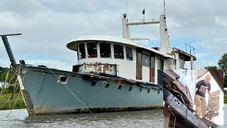 Please don’t FALL down l! -Ep 191 #boatrestoration