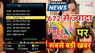 DD Free Dish  Watch 672 New TV Channels on DD Free Dish MPEG4 Set Top Box