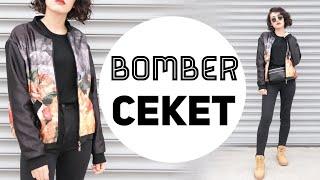 BOMBER CEKET DİKİMİ | DIY Bomber Jacket | Damla Toral