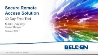 Hirschmann Secure Remote Access Solution 30 Day Trial