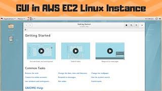 How to Configure GUI in Amazon EC2 Linux Instance RedHat (AWS EC2)