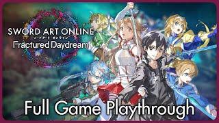 Sword Art Online: Fractured Daydream - Full Game Playthrough