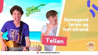 Tellen op het strand - Bewegend leren met Dirk Scheele en meester Sander