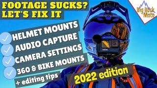 How To MOTOVLOG like a PRO in 2022  |  GoPro Hero9 & Insta360 ONE X2