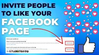 How To Invite People To Like Your Facebook Page - Friends & More