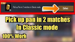 Pick up Pan in 2 matches in Classic mode | PUBG MOBILE