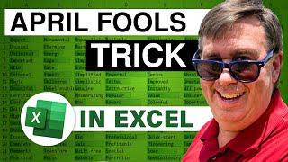 Excel - April Fools Day Trick - Episode 2040