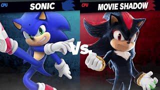 Movie Sonic vs Movie Shadow SSBU Quickie -By BoiledSwift/WomboKombo38