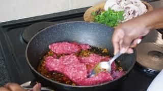 Baking Bread and mince curry, home Made Bread, Bread Recipe for Beginners, Mince meat curry recipe.