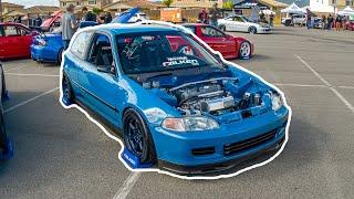 YOUNGSTATIC & The Cleanest Honda Builds in All of California!?!?