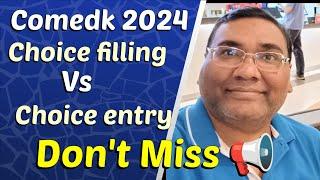 Comedk counselling 2024|Comedk choice filling 2024|Comedk update|Comedk Choice entry|Comedk updates