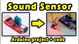 How To Use Sound Sensor With Arduino | Arduino projects with code