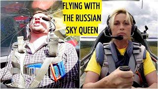 The World's Best Aerobatics Pilot Svetlana Kapanina Takes A Russian Journalist For A Flight!