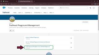 Trailhead Playground Management || Install Apps and Packages in Your Trailhead Playground || Task