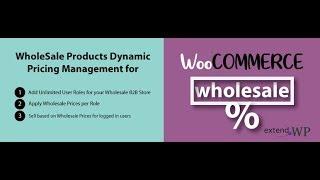 How to turn a WooCommerce b2b Store with Dynamic Wholesale Prices and Minimum Quantity capabilities