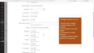 How to insert product widget in Sirena Magento theme