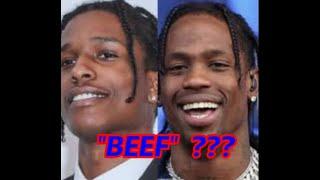 ASAP Rocky Sick Of Hearing About him & Travis Scott Beef