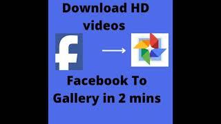 How To Download Facebook HD Videos without Any Software || without any App  MNTechnoBuzz