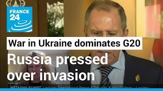 G20 summit: Draft statement criticizes Russian invasion of Ukraine • FRANCE 24 English