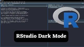 RStudio Dark Mode Tutorial (3 Ways)