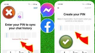 How to Reset End-to-end Encrypted Chat PIN Code on Messenger (2024) | Forgot Messenger PIN code