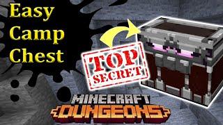 Secret Chest at the Camp Minecraft Dungeons