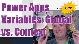 Power Apps Variables: Global vs. Context and what you need to know