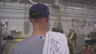 Take a tour around Majestic Athletic factory to see how MLB jerseys are made