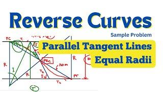 Reverse Curve Sample Problem | Curves