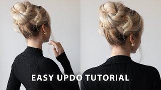 Easy Updo Hairstyle️  Perfect for Long & Medium Hair