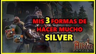 MIS TRES FORMAS DE HACER MUCHA PLATA - COMO HACER ECONOMIA - Albion Online 2023