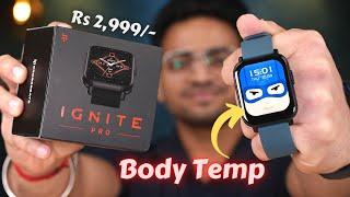 CrossBeats Ignite PRO Unboxing | Body Temperature | 1.7" Big Display At Rs 2,999/- 