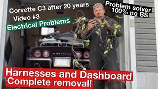 Engine Harness, Headlight Harness Dashboard Removal Troubleshooting electrical problems Corvette C3