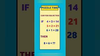 Can you solve this//Math puzzle// Puzzle#shorts#mathpuzzle#puzzle#trending