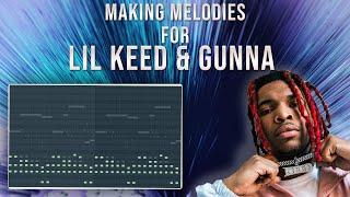 How to Make HARD Lil Keed Type Melodies | FL Studio Tutorial