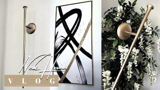 House to Home Vlog || Let's Try This Again!! | Wall Art Switch-Up | Z-Gallerie Wall Sconces