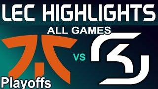 FNC vs SK Highlights ALL GAMES LEC Summer Playoffs 2024 Fnatic vs SK Gaming by Onivia