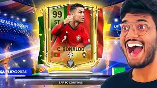 I Spent 300K GEMS Trying To Pack EURO MOMENTS RONALDO! FC MOBILE