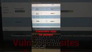 Vulnerable sites for testing - online #vulnerability #hacking #pentesting #pentester #appsec