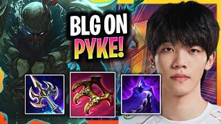 BLG ON IS INSANE WITH PYKE! | BLG On Plays Pyke Support vs Blitzcrank!  Season 2024