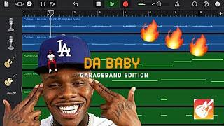 How to Make a DABABY TYPE BEAT IN 2 MINUTES! | GARAGEBANDIOS TUTORIAL