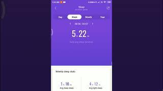 How to check Mi Band 4 Sleep behaviour data in MiFit App