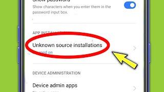 What is Unknown Source installations in Realme Mobile Phone 3i 9i Narzo 50a C25y