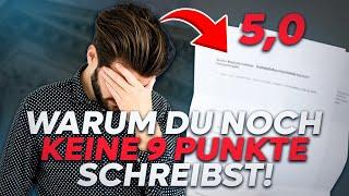 Warum du noch keine 9 Punkte schreibst (in Jura Klausuren)!