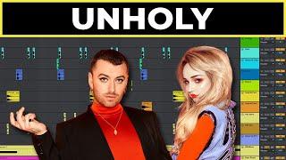 How to Make "Unholy" by Sam Smith, Kim Petras Tutorial [Free Ableton Template]