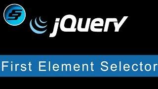 First Element Selector - jQuery Ultimate Programming Bible